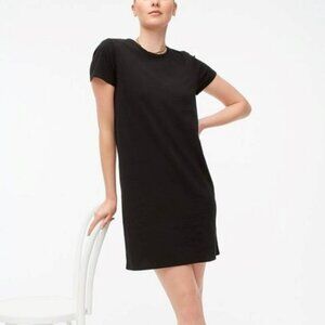 J. Crew NWT Black Short Sleeve T-shirt Dress S